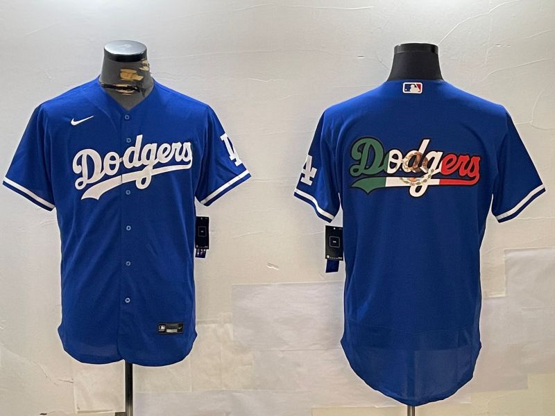 Men Los Angeles Dodgers Blank Blue Elite 2024 Nike MLB Jersey style 12163->los angeles dodgers->MLB Jersey